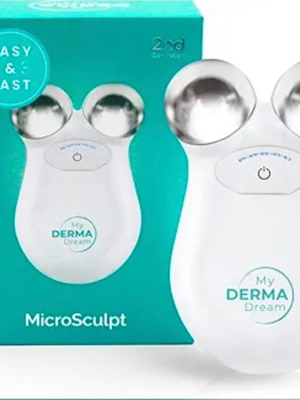 MicroSculpt Facial Massager — White